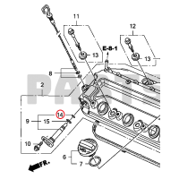 ราคา โอริง PCV วาลว์ Honda V6 เครื่องตระกูล J แท้เบิกศูนย์ ฮอนด้า (21273545488)