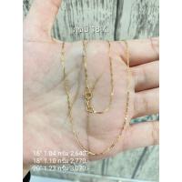 ราคา สร้อยคอทองแท้ 18K Italy 750 ลายกุชชี่ (16723873334)