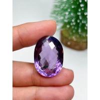 ราคา ธนาภรณ์GSH00588 พลอยอเมทิสต์ Amethyst 25 60 กะรัต สีม่วงพลอยแท้100 เหลี่ยมตาข่าย (20298271596)