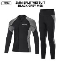 ราคา เสื้อแจ็คเก็ตผู้ชาย Baju Menyelam Neoprene 2มม Surf ลมใต้น้ำกางเกงตกปลาว่าว Surf ดำน้ำลึกชุดว่ายน้ำเสื้อผ้าอุปกรณ์ Surf (18060098537)