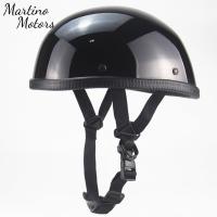 ราคา หมวกกันน็อคมอเตอร์ไซค์สไตล์เรโทรหมวกกันน็อคครึ่งใบสีพื้นหมวกกันน็อคน้ำหนักเบา (12867917688)