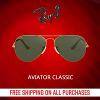 ราคา เปิดตัวผลิตภัณฑ์ใหม่ Aviator Large Metal RB3025 L0205 Ray B แว่นกันแดดขนาด 58mm เหมาะสำหรับ Man (21288641511)