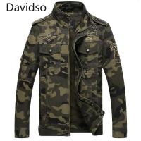 ราคา แจ็คเก็ตลายพรางผู้ชายใหม่ฤดูใบไม้ผลิฤดูใบไม้ร่วงทหารแฟชั่นผู้ชายOutdoorsผ้าฝ้ายเข้ารูปMens Camoเสื้อนอกลายทหาร (4633120527)