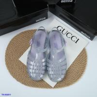 ราคา XA011 Spot the new 2022 Melissa shoes LvKong flat mesh weaving baotou Roman sandals (18502506833)