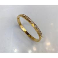 ราคา กำไลข้อมือเพชร เครื่องประดับพร้อมส่ง กำไล กำไลเพชร สแตนเลสแท้ งาน ไทเทเนี่ยม ไม่ลอกไม่ดำ งานเพชรCZ (16983309223)