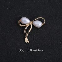 ราคา เครื่องประดับแฟชั่นช่อดอกไม้ติดมุกปิดทึบสไตล์เกาหลีโบว์เงื่อนเข็มกลัด (17472830723)