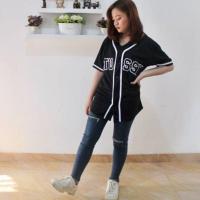 ราคา Black Ny Baseball Shirt List (16486356048)