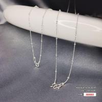 ราคา สร้อยคอเงินแท้ 925 Italy ลายบอลจิ๋วคั่นเม็ด SS0002 (20382325617)
