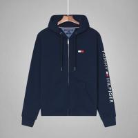 ราคา Tommy Hilfiger ใหม่ฤดูใบไม้ร่วงและฤดูหนาวทอมมี่ทอมมี่สีทึบคาร์ดิแกนมีฮู้ดแขนยาวเสื้อลำลองเสื้อยืดผ้าฝ้ายหลวม (20701543549)