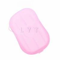 ราคา สบู่เเผ่น แบบพกพา หอมกลิ่นกุหลาบ ของชำร่วย สบู่พกพา Paper soap (9145525758)