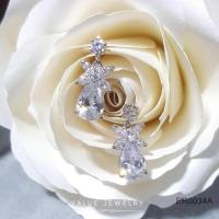 ราคา Value Jewelry ER0117 กว้าง1 1cmยาว2 4cm เครื่องประดับเพชรCZ เกรดพรีเมี่ยม หนีบ ห่วง ระย้า คริสตัล เพชร สร้อยข้อมือ สร้อยคอ แหวน (403864618)