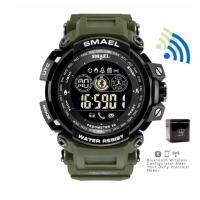 ราคา SMAEL นาฬิกาข้อมือผู้ชาย Blutooth Sport Digital LED รุ่น SM8018B NEW พร้อมกล่องเหล็ก Smael (3431358814)