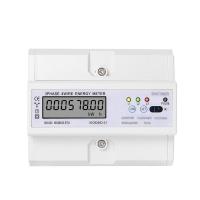 ราคา SINOTIMER DDS578R Three Phase Liquid Crystal Display Home 380V Rail Type Watt Hour Meter 7P Watt Hour Meter (19756351921)