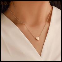 ราคา สร้อยคอแฟชั้นโซ่ใส่คู่แฟนหรือคู่เพือน สร้อยคอหัวใจลูกพีชสดเส้นเล็ก (15695573871)