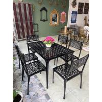 ราคา สินค้าสั่งทำ 7 14 วัน ชุดสนาม โต๊ะสนาม อัลลอยด์ สีดำ เฟอร์นิเจอร์สนาม เฟอร์นิเจอร์กลางแจ้ง ชุดโต๊ะสนาม ไม่ขึ้นสนิม (11443875995)