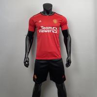 ราคา ชุดกีฬาชาย ชุดบอลทีม ManU 23 24 เนื้อผ้าโพลีเอสเตอร์ เสื้อ กางเกง (20154947039)