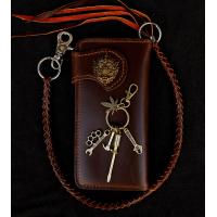 ราคา กระเป๋าสตางค์หนังแท้ กระเป๋าตัง กระเป๋าวินเทจ Leather wallet (213681906)