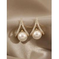 ราคา ProudGallery ต่างหูแฟชั่น น่ารักๆ สไตล์เกาหลี ต่างหูไฮโซ ต่างหูออกงาน Stud Earrings งานดี เกรดพรีเมี่ยม (11567491222)