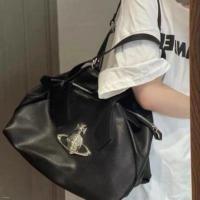 ราคา Vivienne Westwood The Niche Vivienne Black Silafter West Pacific Middle Saturn Tottenham Stray Handbags ขนาดใหญ่กระเป๋าสะพายข้าง (20118542099)