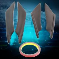 ราคา ตัวรถสปอยเลอร์รถคาร์บอนไฟเบอร์ ABS อเนกประสงค์4ชิ้นสปอยเลอร์กันชนหน้าสำหรับรถยนต์รถกระบะ SUV รถบรรทุกเพื่อป้องกันรอยขีดข่วน (20981894239)