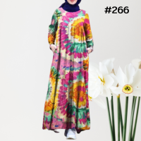 ราคา ผู้หญิงชุดมุสลิมแขนยาวAbayaดูไบชุดเดรสแม็กซี่เครื่องแต่งกายชาวอิสลามชุดอิสลาม 266 พร้อมส่ง (9854176760)