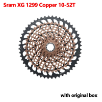 ราคา Sram GX Eagle Cassette 1X12จักรยานเสือภูเขา MTB 12 S 1275 10 52T Rainbow XG 1299 10 50T เทปสำหรับ XX1 X01 Gx RAM Sscogs อะไหล่จักรยาน (20851968647)