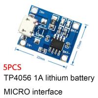 ราคา 5PCS Micro Type c Mini USB 18650 TP4056 Lithium Battery Charger Module Charging Board with Protection Dual Function Li ion 5V 1A (21099650465)