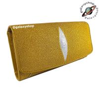 ราคา กระเป๋าสตางค์ผู้หญิงใบยาว สไตล์ 3พับเลดี้ กระเป๋าเงินหนังปลากระเบนแท้ผู้หญิง สวยล้ำเลอค่า สีเลือกได้ ทนทานเป็นเลิศ หนังแท้ 100 (15376275441)