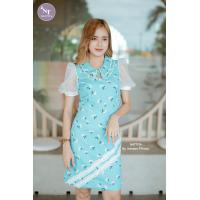 ราคา NT NATTITA พร้อมส่ง 2XL เดรสสั้น สีเขียว สีเขียวมิ้นต์ ลายดอก เสื้อแขนสั้นผ้าชีฟอง ใส่ออกงาน ใส่เที่ยว ใส่งานแต่ง สายคาเฟ่ (17650478319)