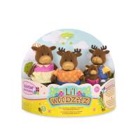 ราคา LIL WOODZEEZ MOOSE FAMILY เซ็ตตุ๊กตาครอบครัวกวางมูส (11170607782)