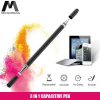 ราคา MicroBang ปากกาทัชสกรีน ปากกาเขียนมือถือ ปากกาแท็บเล็ต ปากกาเขียนหน้าจอ ปากกา stylus android Pens Touch Screen Drawing 3 in 1 Capacitive Pen Rechargeable Stylus Pen Compatible with Ipad (3431508433)