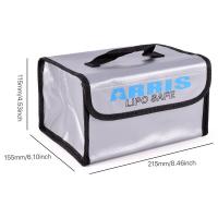 ราคา กระเป๋าลิโป้กันไฟป้องกันแบตเตอรี่ปลอดภัยสำหรับรถ RC เดินทางแบตเตอรี่โดรนเก็บของชาร์จถุงขนาดใหญ่กันระเบิดแบบพกพา (19740217999)