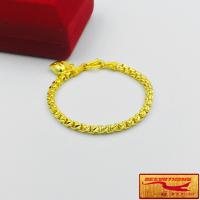 ราคา สร้อยข้อมือ สร้อยข้อมือแฟชั่น ลายผ่าหวายเหลี่ยมตัด หัวใจจิกเพชร น้ำหนัก 1 บาท ยาว 6 5 นิ้ว งานเคลือบแก้ว ชุบเศษทองเยาวราช แถมฟรีตลับทอง (16783226123)