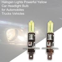 ราคา Gucanou ไฟตัดหมอก H1 2ชิ้นไฟสปอตไลท์กันน้ำสีเหลือง55W หลอดไฟฮาโลเจนแบบแก้วควอตซ์สำหรับรถยนต์ (13377040379)