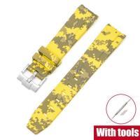 ราคา สายพรางสำหรับ Omega สำหรับ Swatch MoonSwatch ปลายโค้งสร้อยข้อมือยางซิลิโคนผู้ชายผู้หญิงกีฬาสายนาฬิกาอุปกรณ์เสริม 20 มม (19635855855)