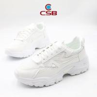 ราคา CSB รองเท้าผ้าใบทำงาน พื้นนุ่ม ใส่วิ่งได้ สีดำล้วน สีขาวล้วน สีขาวชมพู รุ่น YH80081 ไซส์ 37 41 (21010358900)