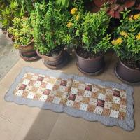 ราคา ผ้าเช็ดเท้าปลายเตียง พรมปูปลายเตียงแบบยาว พรมปูผื้นขนาด50 135CM ลายผ้าวินเทจ (19095052130)