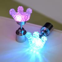 ราคา 1ไฟคอมพิวเตอร์ Up Anting Giwang LED Bling เกาหลีกระพริบ Zircon หูเครื่องประดับสำหรับปาร์ตี้ผู้หญิงต่างหูคริสต์มาส (17060204345)