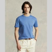 ราคา Sale Polo Ralph Lauren เสื้อยืดผู้ชาย Tee Custom Slim Fit Soft Cotton T Shirt รุ่น MNPOTSH1N821896 สีฟ้า (20809227492)