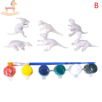 ราคา PCWFKEF ไดโนเสาร์ของเล่นภาพวาดชุดงานฝีมือสำหรับเด็กสีชุดศิลปะ6ไดโนเสาร์ (20534054234)