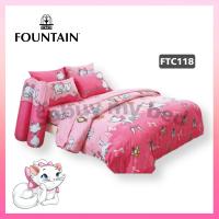 ราคา Marie ชุดเครื่องนอน ผ้าปูที่นอน ผ้านวม ลายแมวมาลี ลิขสิทธิ์แท้ Disney ยี่ห้อ FOUNTAIN (18711652053)