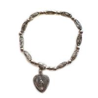 ราคา สร้อยข้อมือลูกประคำคาทอลิกไม้กางเขนคริสตัลลูกปัดของขวัญกำไลข้อมืออธิษฐาน (18616547006)