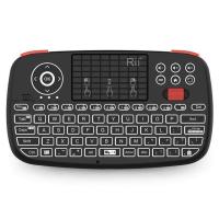 ราคา Rii i4 Mini BT Wireless Keyboard With Touchpad 2 4GHz Backlit Mouse Remote Control For Windows Android TV Box Smart TV (20315307916)