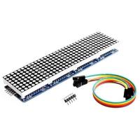 ราคา จอ dot matrix MAX7219 ขนาด 32 8 dot matrix module ใช้สายเพียง 5 เส้น (4356280408)