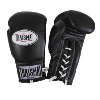 ราคา THAISMAI BG121 นวมชกมวย แบบเชือก นวมซ้อมมวย อุปกรณ์มวยไทย นวมต่อยมวย นวม แบบเชือก หนังแท้ สีดำ Boxing Gloves Black Leather Lace Up THAIFIGHTPRO (19347751890)