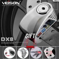 ราคา Veison Motorcycle Alarm Disc Lock Bike Waterproof Disc Lock Warning Security Anti theft ke Rotor Bicycle Lock (13611074219)