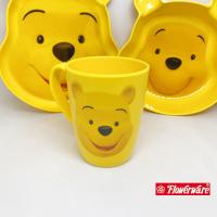 ราคา ขายแยกชิ้น จานข้าวเด็ก ช้อนส้อมเด็ก ถาดหลุม แก้วน้ำเมลามีน Disney POOH หมีพูห์ หน้าเหลือง Flowerware ศรีไทยซุปเปอร์แวร์ 1 ชิ้น item sell SEPERATELY (18356989143)