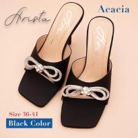 ราคา 25twentyfives Acacia รองเท้าส้นแหลมแต่งโบว์ สูง4นิ้ว ใส่สวย สไตล์เกาหลี (21137744486)