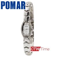 ราคา Pomar นาฬิกาข้อมือผู้หญิง สายสแตนเลส รุ่น PM63519SS0202 สีเงิน หน้าปัดขาว (7974104112)