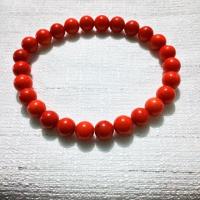 ราคา สร้อยข้อมือหินมงคล ปะการังส้ม ขนาด 46 มิลลิเมตร ยาว 8 นิ้ว (12543280547)